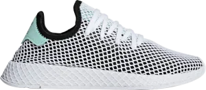 Adidas Deerupt 'Black Easy Green' Sneakers, black