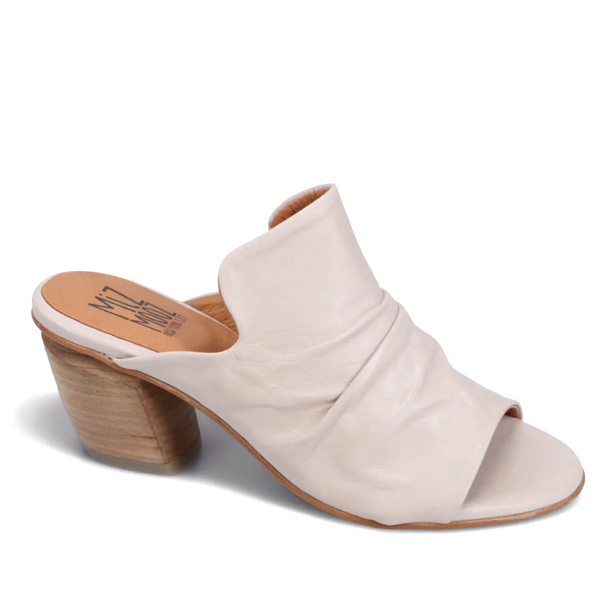 Amber Heeled Slide