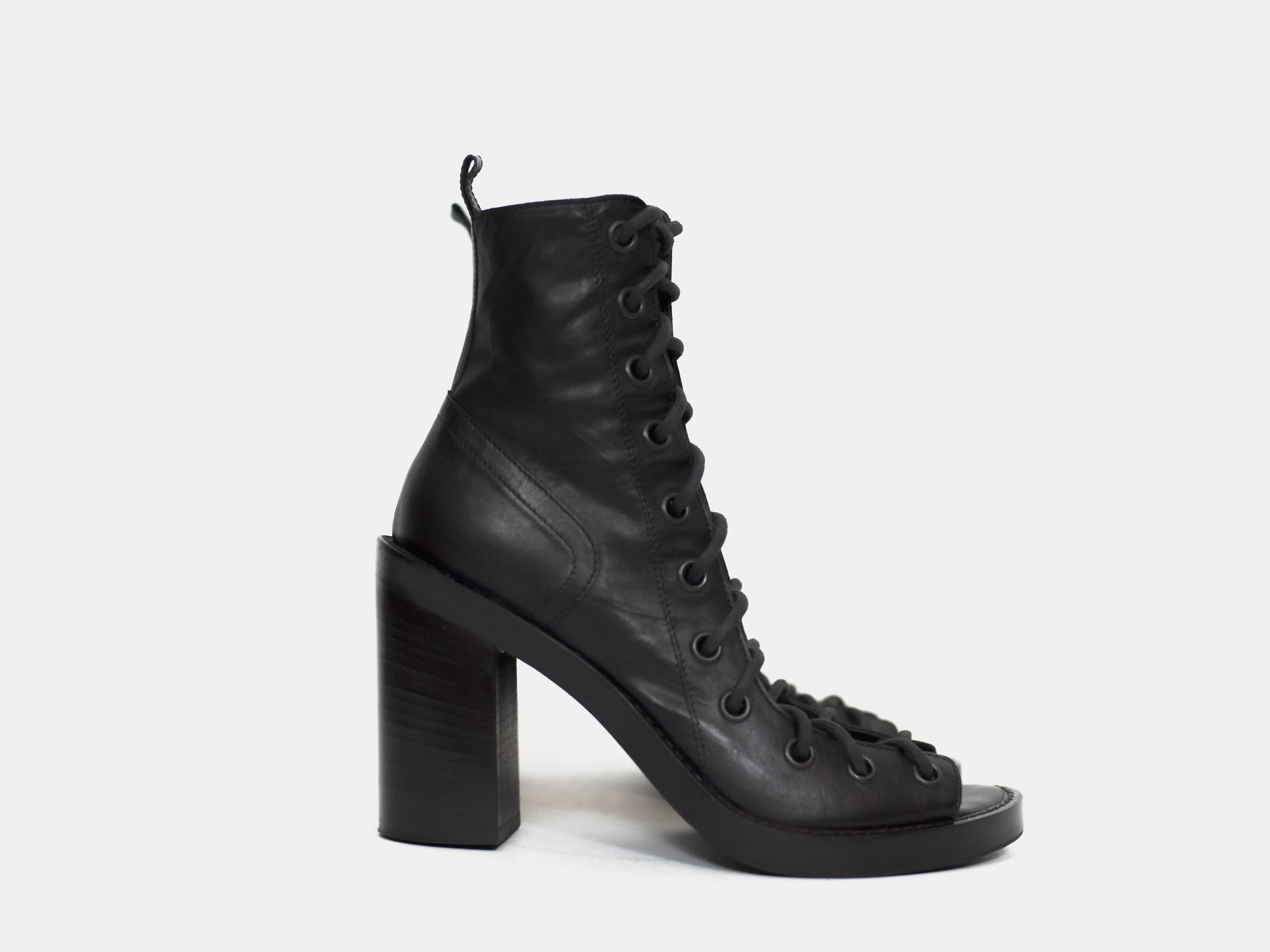 Ann Demeulemeester Lace Up Corset Heels