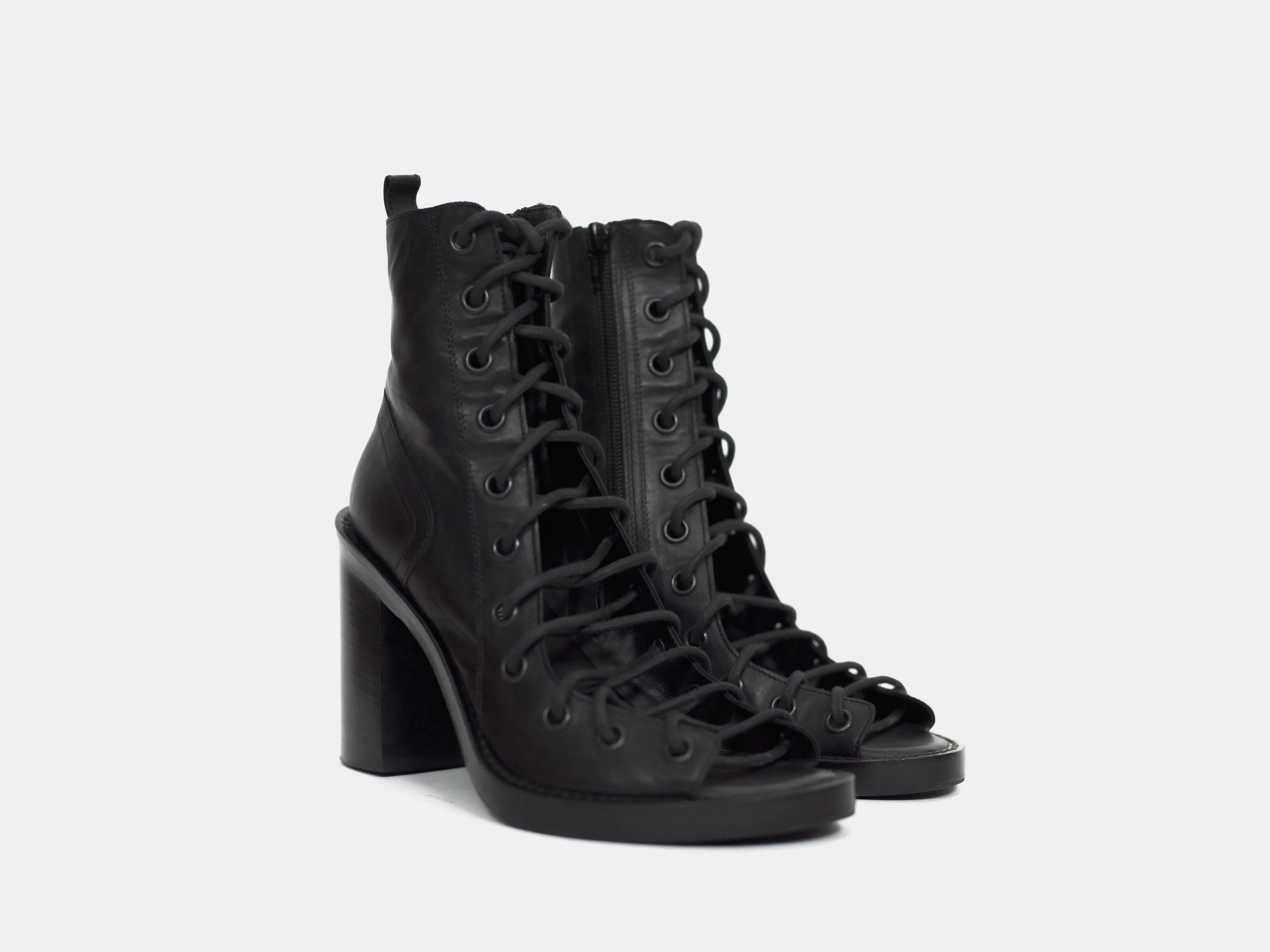 Ann Demeulemeester Lace Up Corset Heels