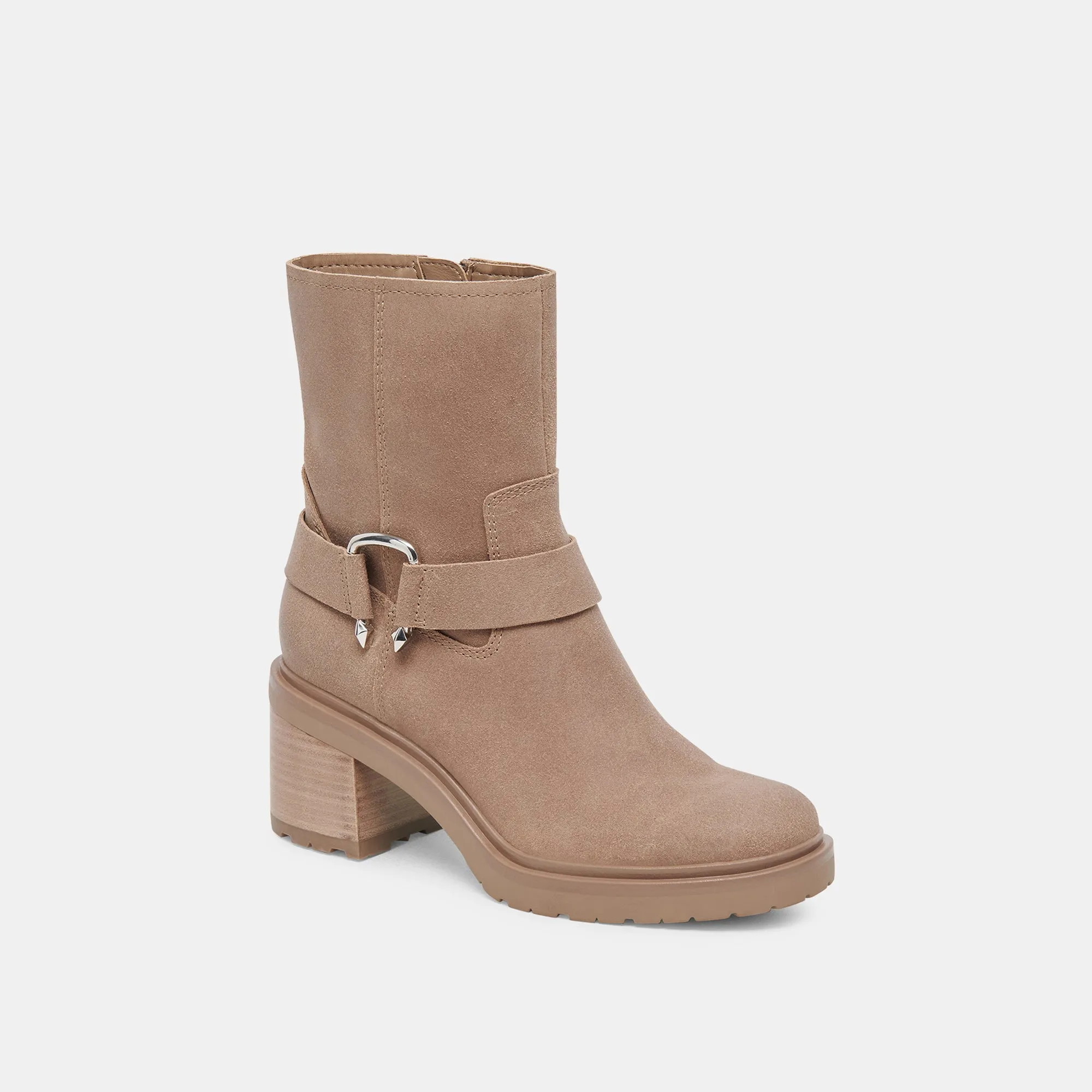 CAMROS BOOTS TRUFFLE SUEDE - re:vita