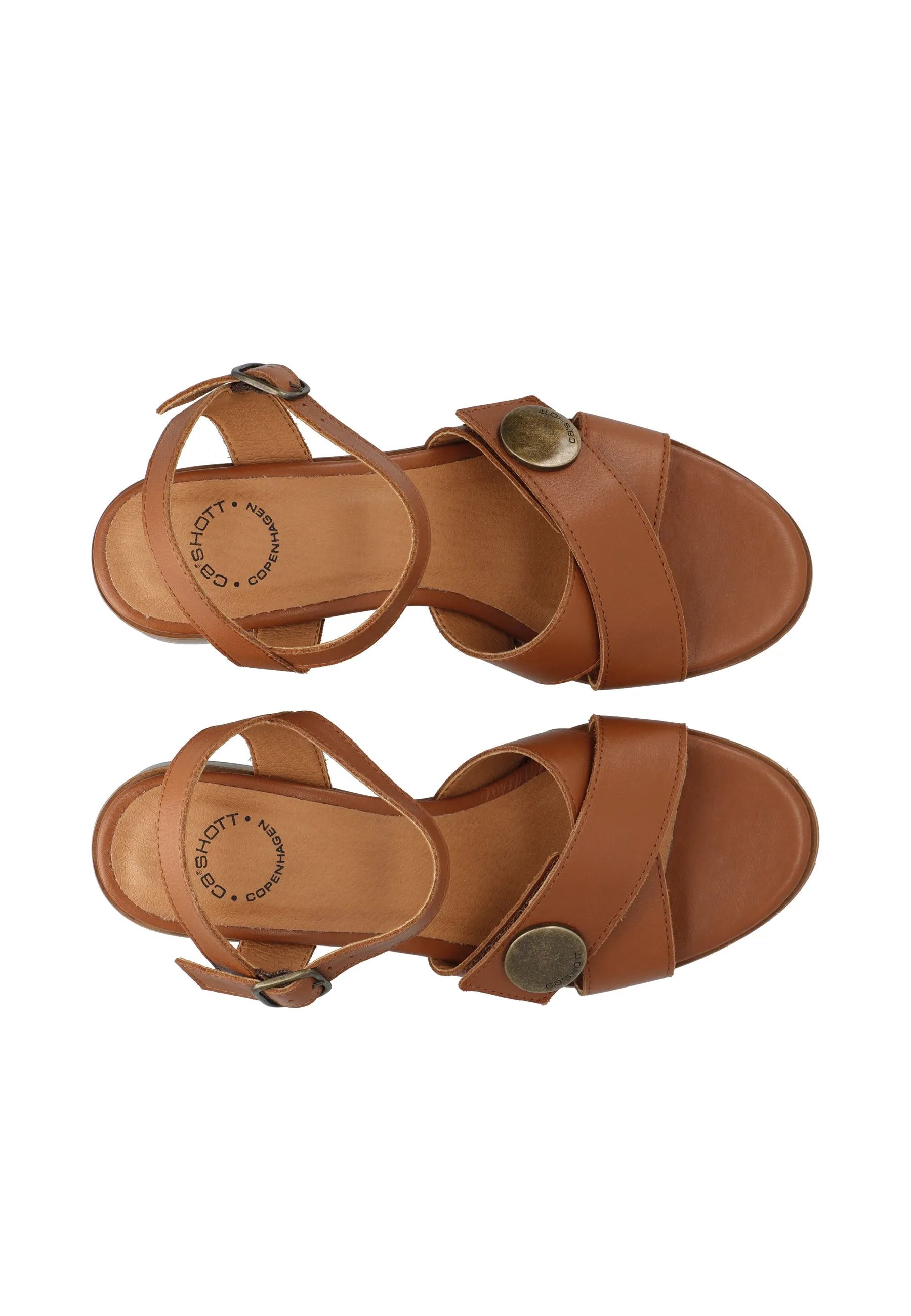 CASSTINA Cross Sandal Leather