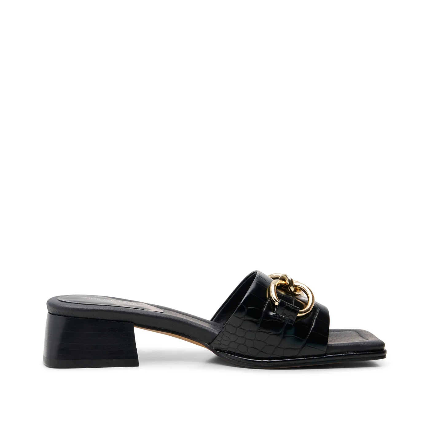 Colette mule leather - BLACK