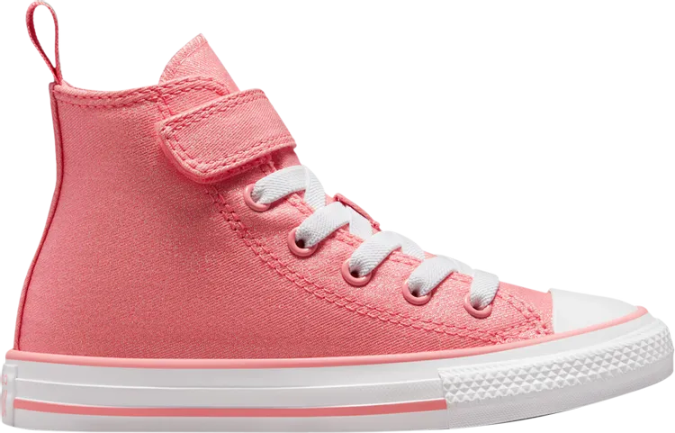 Converse Chuck Taylor All Star Easy-On High PS Iridescent Sneakers, Pink