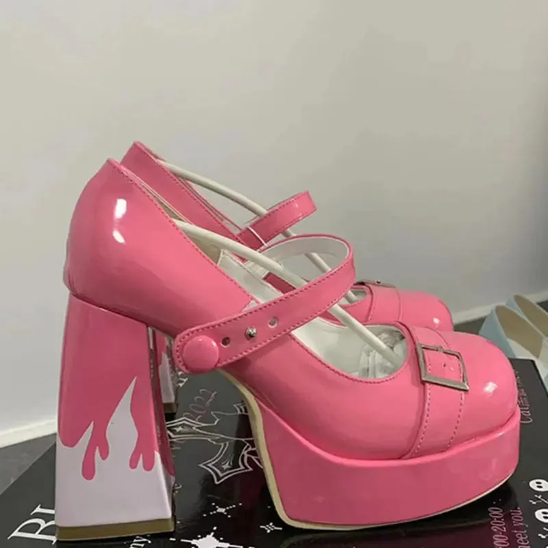 Dara Unique Flame Heels ON1415