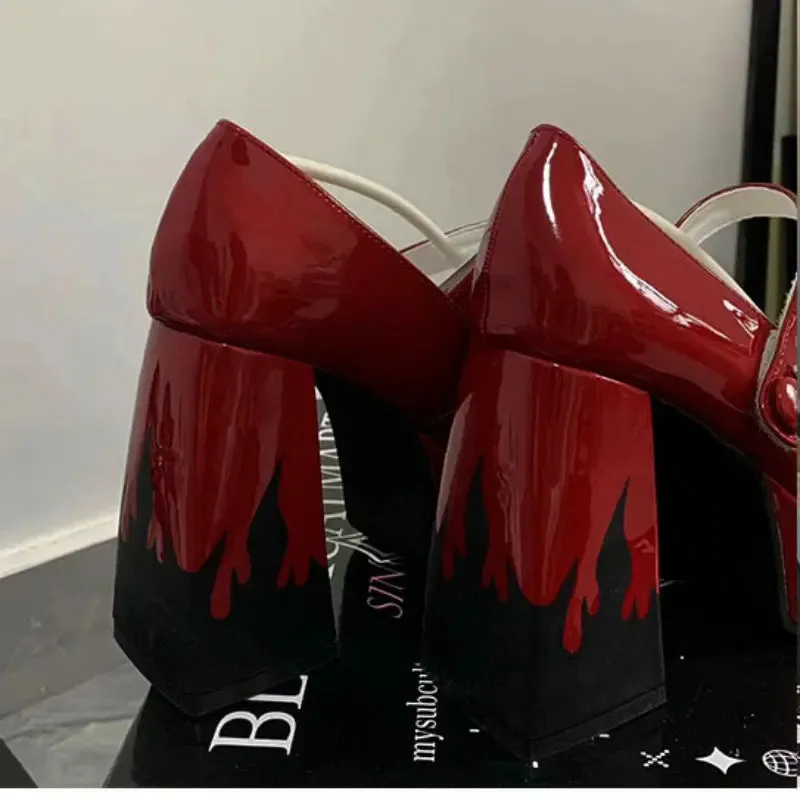 Dara Unique Flame Heels ON1415