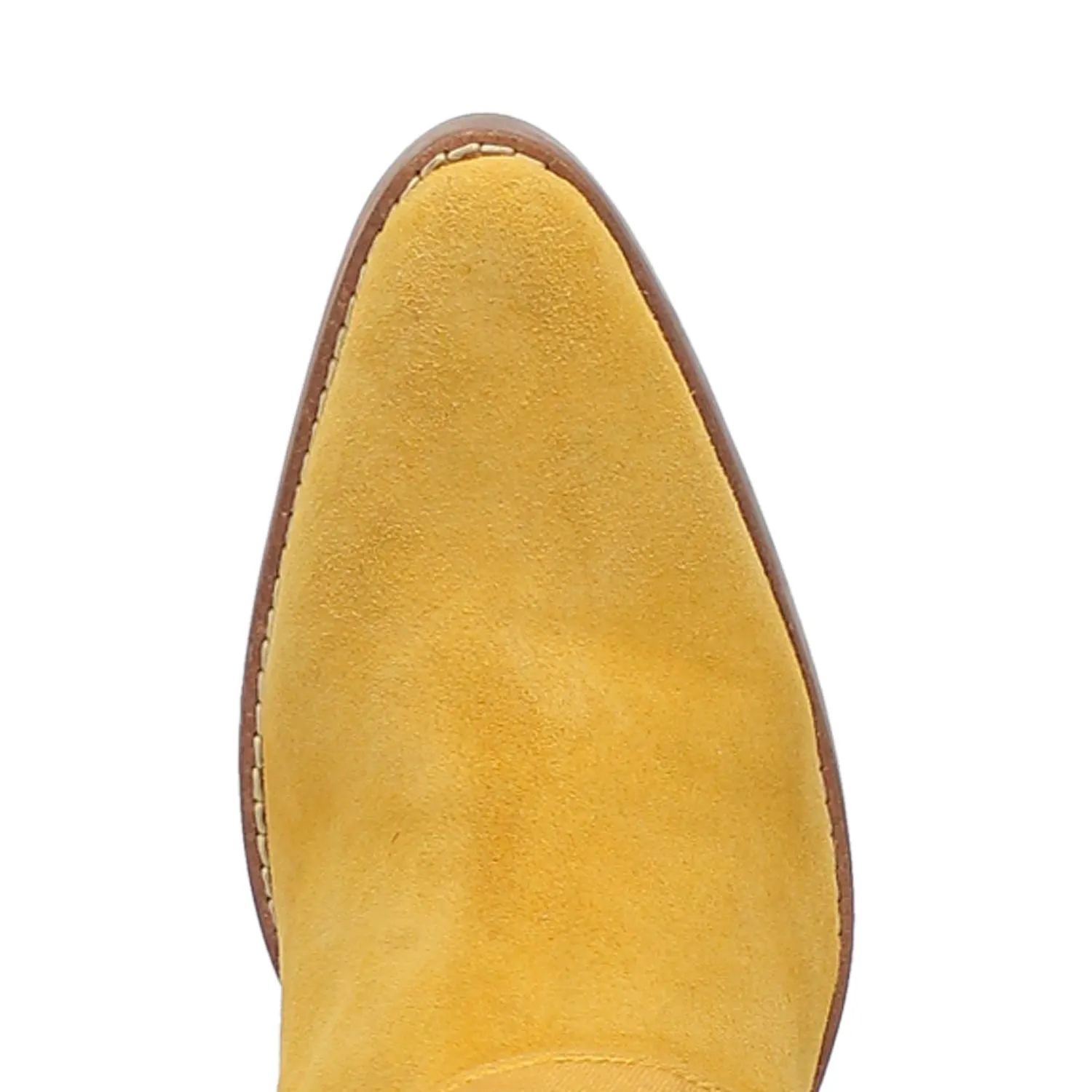 Dingo Womens Bandida Yellow Suede Fashion Boots