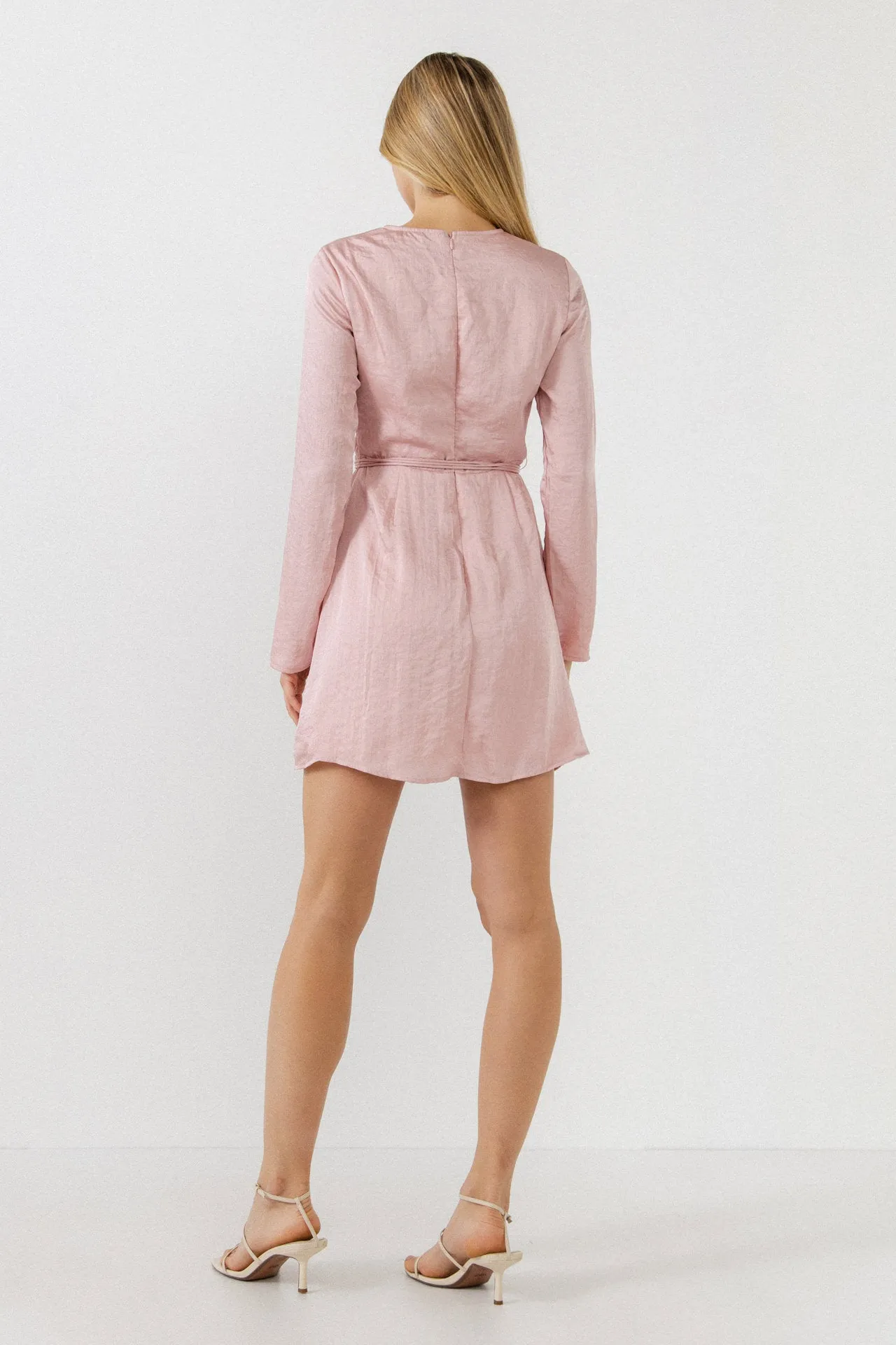 Endless Rose - Satin Flare Dress