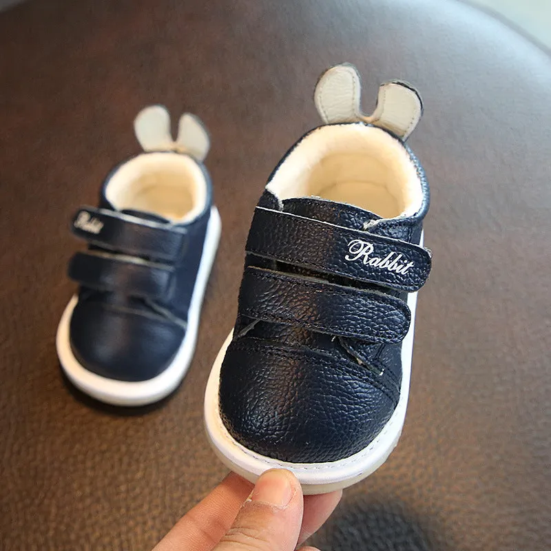 Leather casual shoes female baby autumn Child Baby Toddler shoes soft bottom shoes 0-2