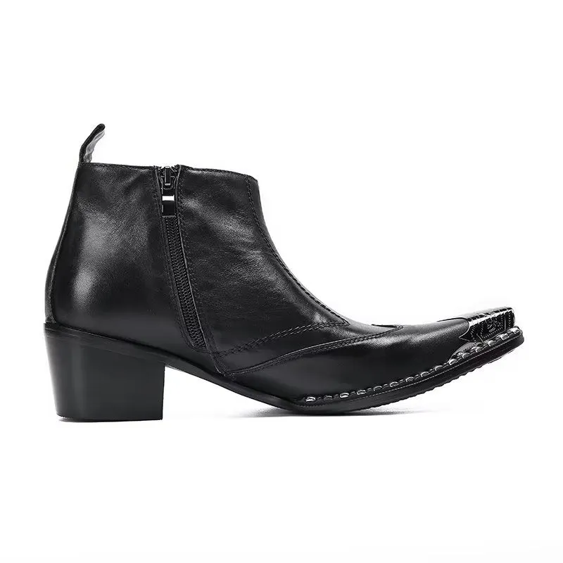 LuxePoint Leather Chic Dress Boots