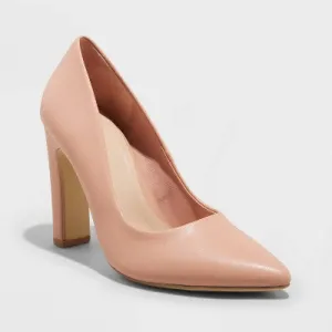 New - Women's Sue Pumps - A New Day Blush 11