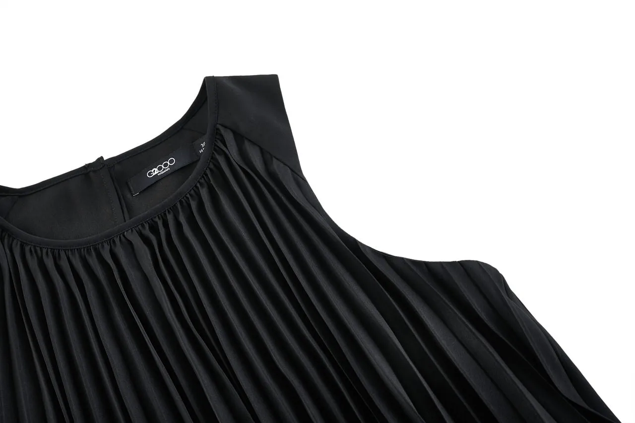 Pleated Halter Top