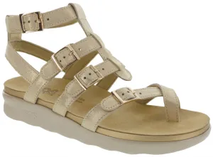 SAS Women's Aria Gladiator Sandal SOFT GOLD