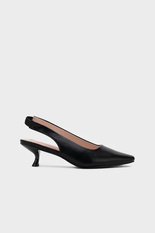 SLINGBACK COMMA SPRAY HEEL