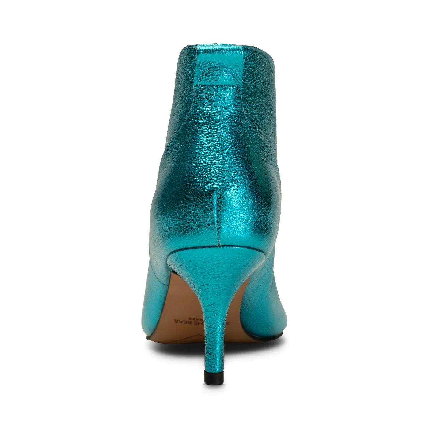 Valentine heel leather - TURQUOISE METALLIC